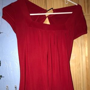 beautiful red blouse